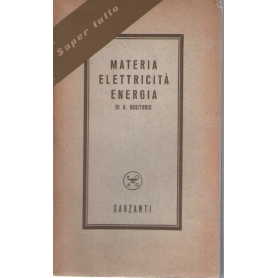Materia elettricità energia.