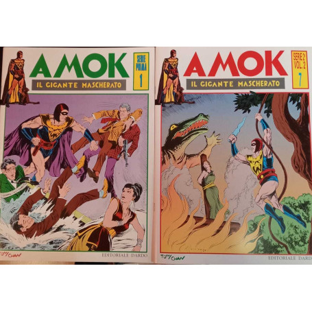 Amok il gigante mascherato. Prima e seconda serie completa 1/7.