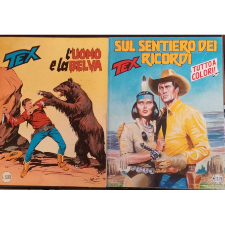Tex . Lotto di n. 20 fumetti con numerazione in descrizione.