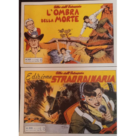 Albi dell'intrepido. Serie dal n. 201 al n. 210. Ristampa anastatica.