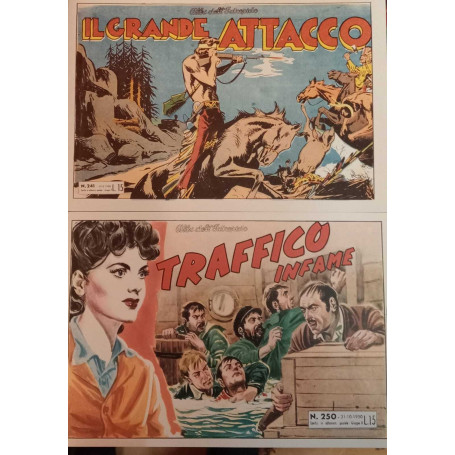 Albi dell'intrepido. Serie dal n. 241 al n. 250. Ristampa anastatica.