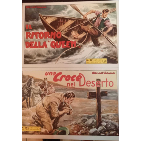 Albi dell'intrepido. Serie dal n. 271 al n. 280. Ristampa anastatica.