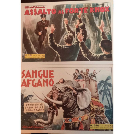 Albi dell'intrepido. Serie dal n. 281 al n. 290. Ristampa anastatica.