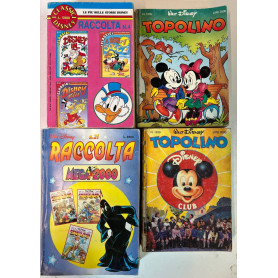 Lotto 4 volumi Raccolte Walt Disney (titoli e numeri in descrizione).