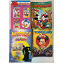 Lotto 4 volumi Raccolte Walt Disney (titoli e numeri in descrizione).