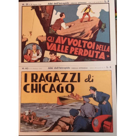 Albi dell'intrepido. Serie dal n. 31 al n. 40. Ristampa anastatica.