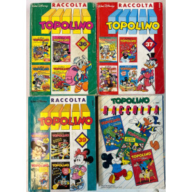 Lotto 4 volumi Raccolta Topolino (n° 33-36-37-38).