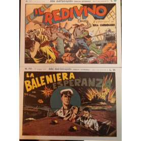 Albi dell'intrepido. Serie dal n. 61 al n. 70. Ristampa anastatica.