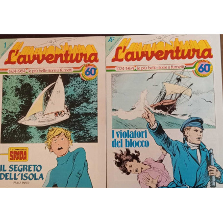 L'avventura 1924 - 1984 le più belle storie a fumetti. Serie completa 1/16.