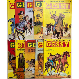 Gessy l'indian agent. Collana Arco. Serie da n° 1 a 10.