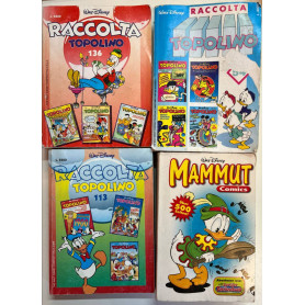 Lotto 3 fumetti Raccolta Topolino (n° 54-113-136) + Walt Disney Mammut Comics band 70.