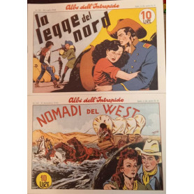 Albi dell'intrepido. Serie dal n. 131 al n. 140. Ristampa anastatica.