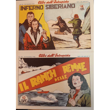 Albi dell'intrepido. Serie dal n. 141 al n.150. Ristampa anastatica.