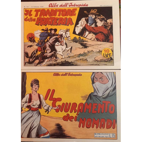 Albi dell'intrepido. Serie dal n. 161 al n.170. Ristampa anastatica.