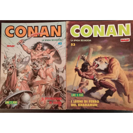 Conan. Serie "The Savage Sword of Conan" dal n. 43 al n. 53.