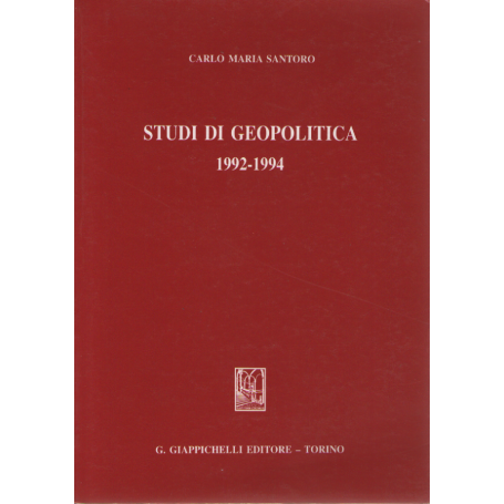 Studi di geopolitica (1992-1994).