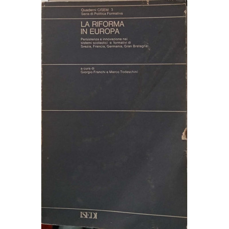 La riforma in Europa.