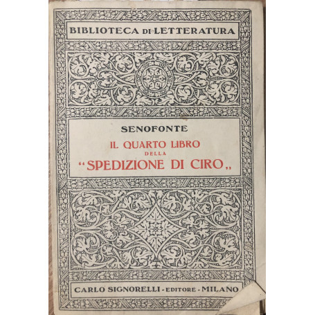 Il quarto libro della "Spedizione di Ciro"