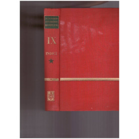 Dizionario Letterario Bompiani delle Opere e dei Personaggi Vol.IX Indici