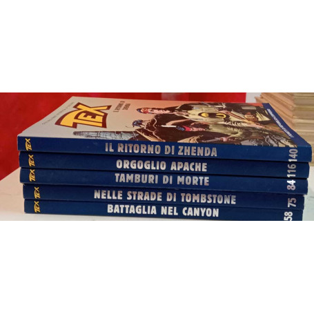 Serie Tex collezione storica a colori nn. 58 75",84,"116 140.