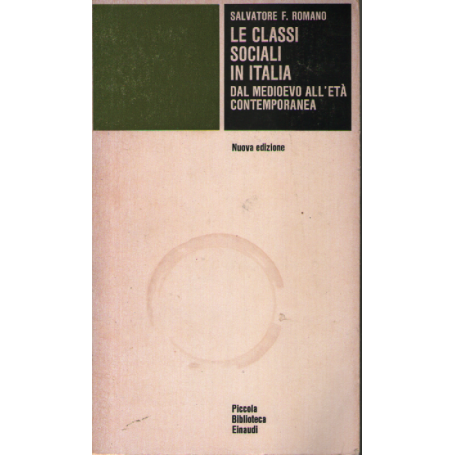 Le classi sociali in Italia - dal Medioevo all'Età contemporanea