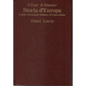 Storia d'Europa vol. 5°: dalla Rivoluzione francese all'imperialismo.