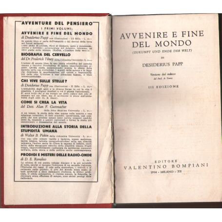 Avvenire e fine del mondo.