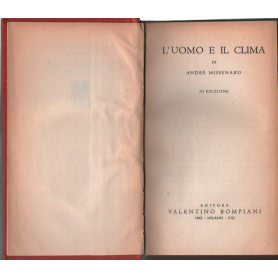 L'uomo e il clima.
