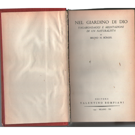 Nel giardino di Dio.