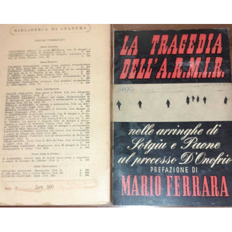 La tragedia dell'A.R.M.I.R.
