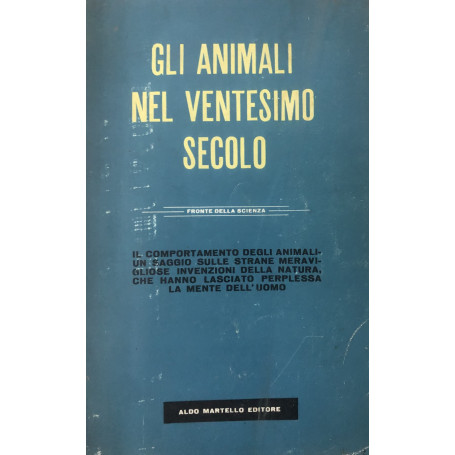 Gli animali nel Ventesimo secolo