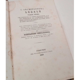 L'architettura legale (parte prima) nozioni geometriche e sue applicazioni