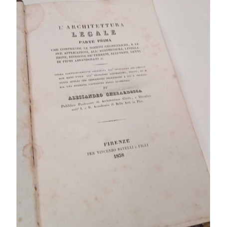 L'architettura legale (parte prima) nozioni geometriche e sue applicazioni