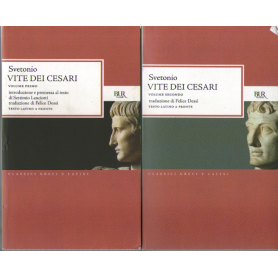 Vite dei Cesari. Testo latino a fronte. 2 voll.