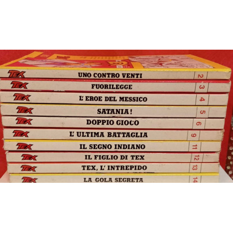 Lotto 10 numeri tutto Tex. Numeri in descrizione.