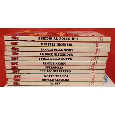 Lotto 11 numeri tutto Tex. Numeri in descrizione.