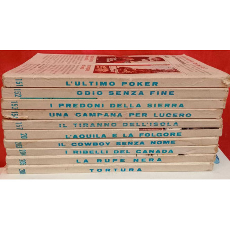 Lotto 10 numeri Tex. Numeri in descrizione.