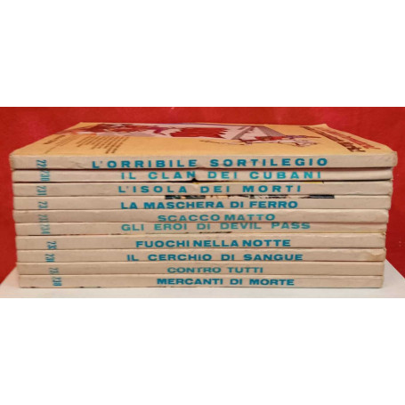 Lotto 10 numeri Tex dal n. 229 al n. 238.