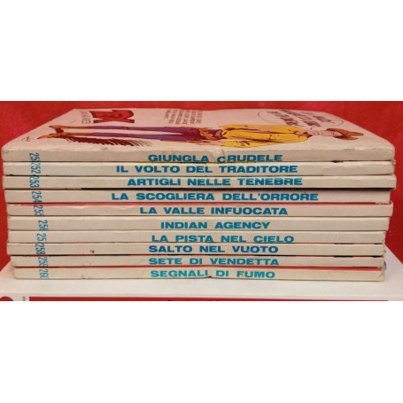 Lotto 10 numeri Tex dal n. 251 al n. 260.