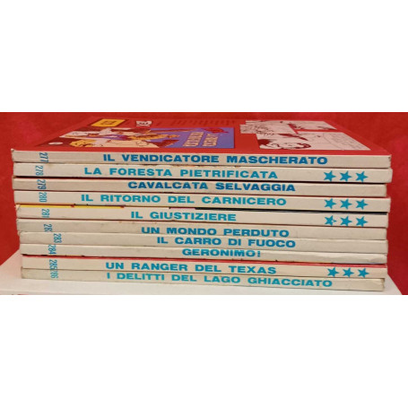 Lotto 10 numeri Tex dal n. 277 al n. 286.