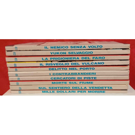 Lotto 10 numeri Tex dal n. 411 al n. 420.