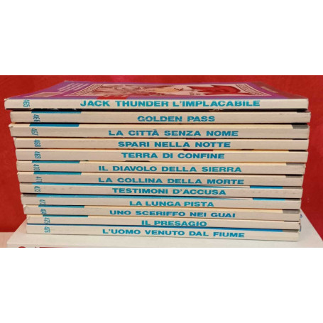 Lotto 12 numeri Tex dal n. 465 al n. 476.
