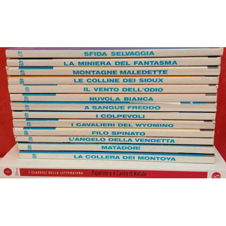 Lotto 13 numeri Tex dal n. 477 al n. 489.