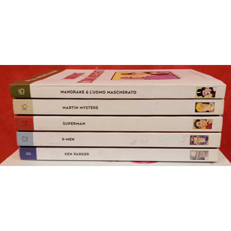 Lotto 5 numeri "I classici del fumetto di Repubblica" dal n. 11 al n.16.