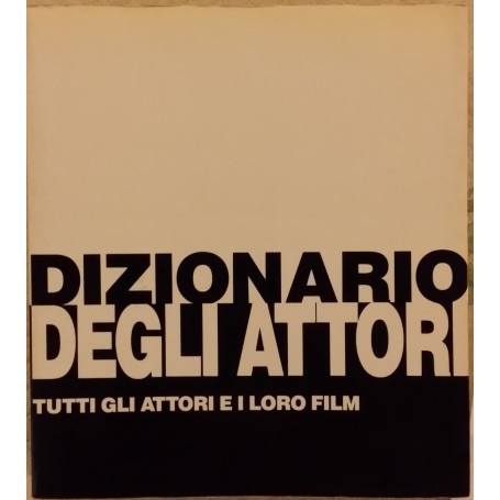 Dizionario degli attori.