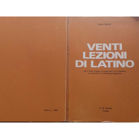 Venti lezioni di latino