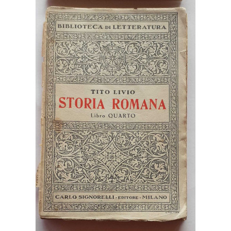 Storia Romana. Libro quarto