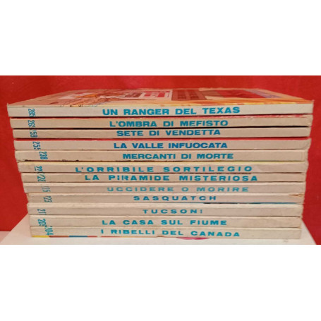 Lotto 12 numeri Tex. Numeri in descrizione.