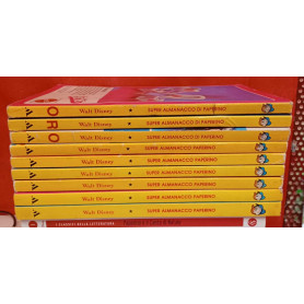 Lotto n. 9 fumetti "Super Almanacco Paperino". Numeri in descrizione.