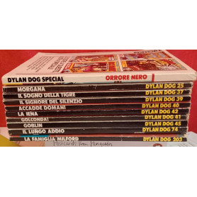 Lotto 10 numeri Dylan Dog. Numeri in descrizione.